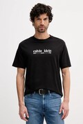 Calvin Klein Jeans t-shirt bawełniany męski kolor czarny z nadrukiem LV14RE831G