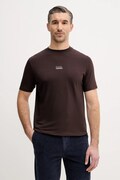 Karl Lagerfeld t-shirt męski kolor brązowy gładki 561235.755034