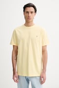 Bavlněné tričko Les Deux Norregaard pánské, žlutá barva, 1001464