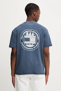 Tommy Jeans t-shirt bawełniany męski kolor niebieski z nadrukiem DM0DM22309