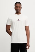 Tommy Jeans t-shirt in cotone uomo colore beige con applicazione DM0DM22311