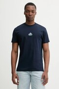 Tommy Jeans t-shirt in cotone uomo colore blu navy con applicazione DM0DM22311