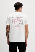 Tommy Jeans t-shirt bawełniany męski kolor biały z nadrukiem DM0DM22319