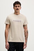 Tommy Jeans t-shirt bawełniany męski kolor beżowy z nadrukiem DM0DM22333