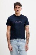 Tommy Jeans t-shirt bawełniany męski kolor granatowy z nadrukiem DM0DM22333