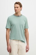 BOSS Green t-shirt bawełniany Tee 5 męski kolor turkusowy gładki 50554862