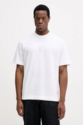 BOSS t-shirt bawełniany męski kolor biały z aplikacją 50555106