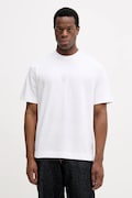 BOSS t-shirt bawełniany męski kolor biały z aplikacją 50555106