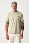 BOSS T-shirt męski bawełniany C-Taut 01 zielony 50555844