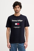 Tommy Hilfiger t-shirt bawełniany męski kolor granatowy z aplikacją MW0MW42736
