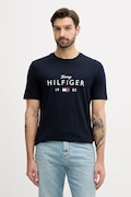 Tommy Hilfiger t-shirt bawełniany męski kolor granatowy z nadrukiem MW0MW41455