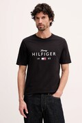 Tommy Hilfiger t-shirt bawełniany męski kolor czarny z nadrukiem MW0MW41455