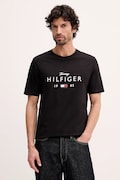 Tommy Hilfiger t-shirt bawełniany męski kolor czarny z nadrukiem MW0MW41455