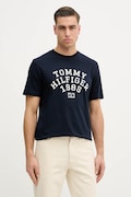 Tommy Hilfiger t-shirt bawełniany męski kolor granatowy z nadrukiem MW0MW41470