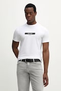 Guess t-shirt męski kolor biały z aplikacją M6RI17 J1314