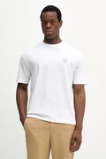 Guess t-shirt bawełniany męski kolor biały z aplikacją M6RI25 I3Z14