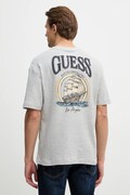 Guess t-shirt bawełniany męski kolor szary z nadrukiem M6RI27 KD241