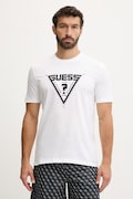 Guess t-shirt bawełniany LUTA męski kolor biały z nadrukiem Z6RI03 I3Z14