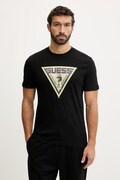 Guess t-shirt bawełniany LUTA męski kolor czarny z nadrukiem Z6RI03 I3Z14