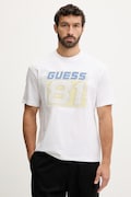 Guess t-shirt bawełniany OPA męski kolor biały z nadrukiem Z6RI04 I3Z14