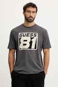 Guess t-shirt bawełniany OPA męski kolor szary z nadrukiem Z6RI04 I3Z14