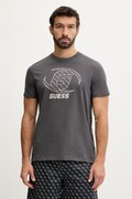 Guess t-shirt bawełniany KELE męski kolor szary z nadrukiem Z6RI06 I3Z14