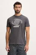 Guess t-shirt bawełniany KELE męski kolor szary z nadrukiem Z6RI06 I3Z14