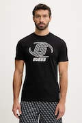 Guess t-shirt bawełniany KELE męski kolor czarny z nadrukiem Z6RI06 I3Z14
