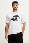 Guess t-shirt bawełniany LOKNI męski kolor biały z nadrukiem Z6RI09 I3Z14