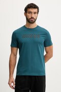 Guess t-shirt bawełniany MASKA męski kolor turkusowy z nadrukiem Z6RI15 I3Z14