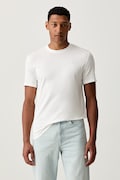 Guess T-shirt męski bawełniany MARZIO beżowy Z6RI17 I3Z14