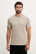 Guess t-shirt bawełniany MARZIO męski kolor beżowy z nadrukiem Z6RI17 I3Z14