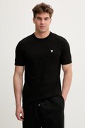 Guess T-shirt męski bawełniany z elastanem JANNICK czarny Z6RI07.J1314
