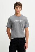 Calvin Klein t-shirt bawełniany męski kolor szary z nadrukiem LV04RE807G