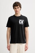 Calvin Klein t-shirt bawełniany męski kolor czarny z nadrukiem LV04RE819G