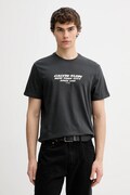 Calvin Klein t-shirt bawełniany męski kolor czarny z nadrukiem LV04RE834G