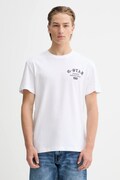 G-Star t-shirt bawełniany męski kolor biały z nadrukiem D26862-336