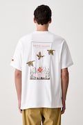 Columbia T-shirt męski bawełniany CSC biały 2155041