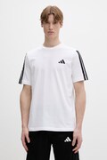 adidas t-shirt bawełniany męski kolor biały z aplikacją JV6784