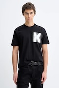 Karl Lagerfeld Jeans t-shirt bawełniany męski kolor czarny z nadrukiem B1M17066