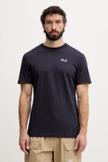 Jack Wolfskin t-shirt męski bawełniany Essential granatowy A65917