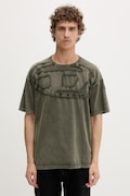 Diesel t-shirt męski bawełniany T-BOXT-DEN zielony A19545.0HGBX