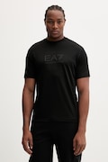 EA7 Emporio Armani t-shirt męski kolor czarny z aplikacją AF13862.7M001358