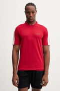 T-shirt προπόνησης EA7 Emporio Armani ανδρικό, χρώμα: κόκκινο, AF21787.7M001595