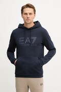 EA7 Emporio Armani bluza z kapturem męska bawełniana granatowa AF22266.7M001413