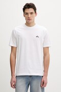adidas t-shirt bawełniany Summer Slide Trim męski kolor biały gładki JZ4995