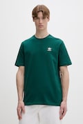 adidas Originals t-shirt bawełniany Trefoil męski kolor zielony gładki KD1323