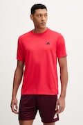 adidas Performance t-shirt treningowy męski kolor czerwony gładki KD5456