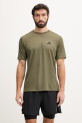 adidas Performance t-shirt treningowy męski kolor zielony z nadrukiem KD5461