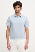 Hackett London polo bawełniane męski kolor niebieski gładki HM5600093